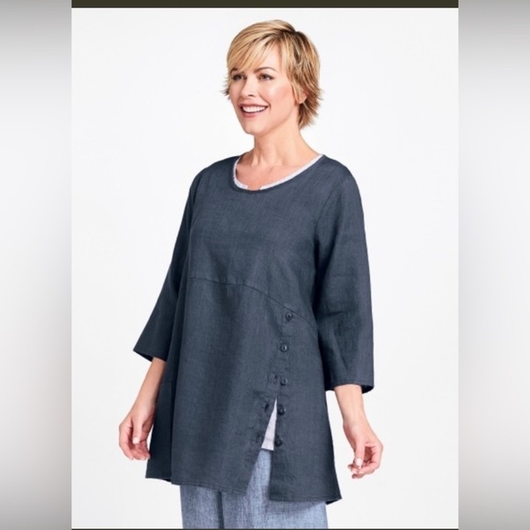 Flax Tops - 🆕 Flax Linen Market Tunic Shirt Women’s Top Size Small